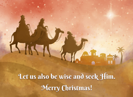 MyFunCards | Wise Men - Send Free Holidays eCards, Christmas Greetings