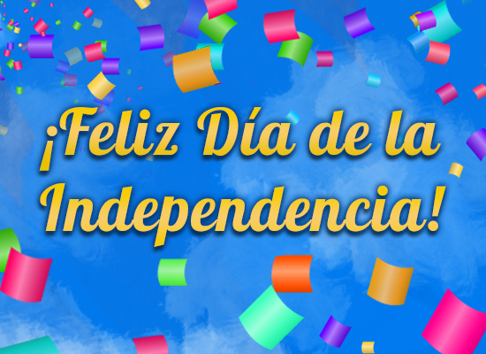 Dia De La Independencia: Confeti