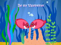 Kissing Fish Valentines