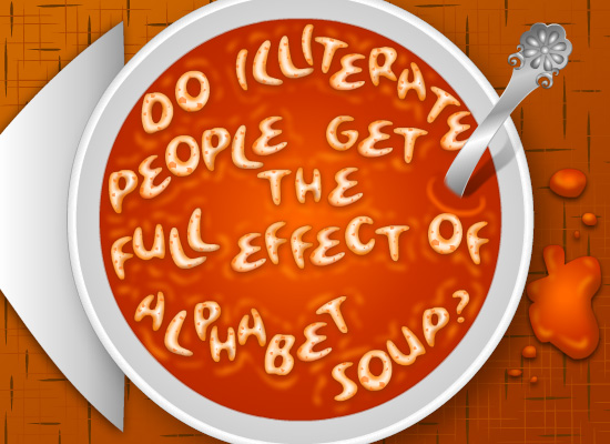MyFunCards | Alphabet Soup - Send Free Humor eCards, Silly Fun Greetings